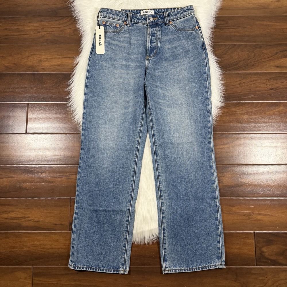 ROLLA'S Women's Size 25 Super Loose Denim Jeans in Del Rey
